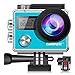 Produktbild Campark X20 Action Cam 4K 20MP WiFi Touchscreen Wasserdichte Sport Kamera Unterwasserkamera mit Dual 1050mAh Batterien und Viel Zubehör Kompatibel mit gopro (blau)