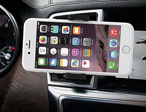SKYEE Supporto Auto Smartphone Con Pinza, Universale Porta Cellulare Auto fissa sui Bocchette d'Aria con Rotazione di 360 Gradi Supporto Telefono Auto per iPhone X/8/8 Plus, Samsung S8 ecc