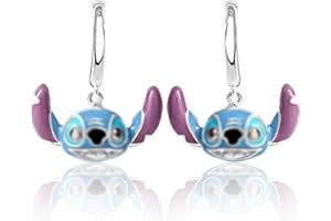 simyron Cartoon Pendientes 1 Pares Pendientes de Niña Cute Cartoon Pattern Pendientes Pendientes Colgantes Pendientes Personaje Anime para Niñas Mujeres Regalos de San Valentín Cumpleaños