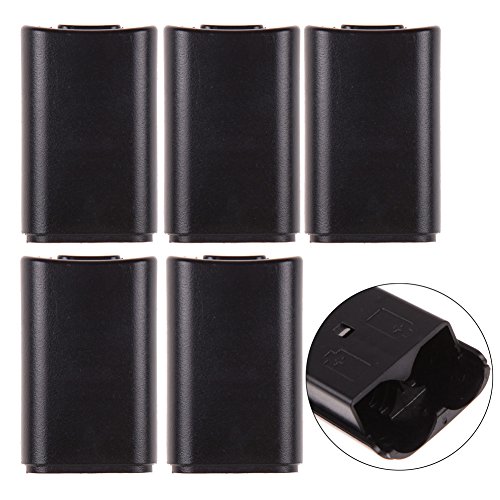 Preisvergleich Produktbild vanpower 5 x AA batteryback Deckel Cover packcase Ersatz xbox360wirelesscontroller schwarz