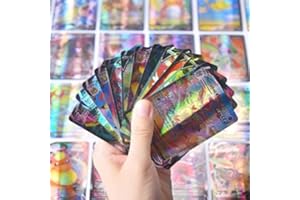 UBIK 60 Cartas V-Vmax Cartas ESPAÑOL Cartas Brillantes,Nuevo Cartas de Colecciones Alta Potencia