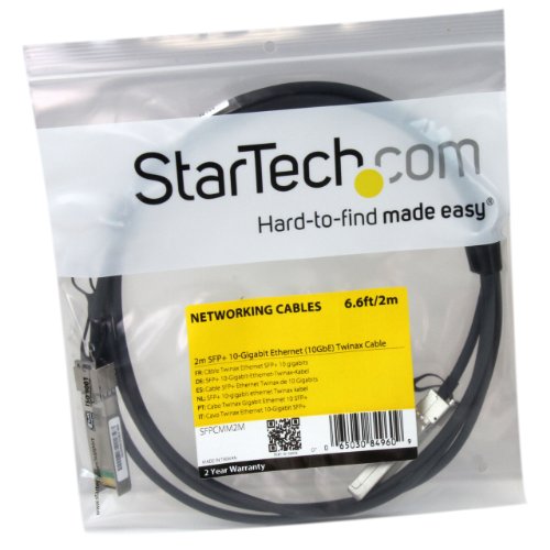 StarTech.com Cisco kompatibles SFP+ Twinax Kabel 2m – 10GBASE-CU SFP+ Direct Attach Kabel – passiv – 10Gigabit Kupfer Netzwerkkabel - 4