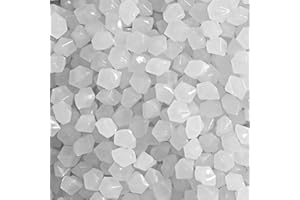 MOCNT Pack of 300 Luminous Stones Garden Glow in the Dark Pebbles Fluorescent Stones for Garden Aquarium Decoration White 14 x 11 mm