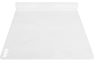 Foepoge Extra Grandes 80x60cm Tapete de Silicona para Resina Epoxi Transparente Manualidades/Epoxy Resin Kit, Estera de Silicona para Llaveros, Cristales, Madera, Bisuteria Manualidades, Transparente