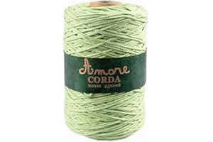 BORGO DE' PAZZI FIRENZE CORDE 2 MM MACRAME (verdâtre)