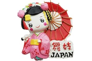 MUYU MAGNET Magnete da frigorifero 3D Maiko del Giappone da viaggio souvenir regalo resina Craft Collection