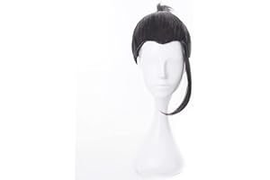 MAYSUWELL Parrucca cosplay Jujutsu Kaisen Geto Suguru Parrucca anime Capelli lunghi neri per Halloween, feste, carnevale, vita notturna, concerti, matrimoni