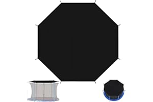 BEZHGOC Trampoline Cover, Trampoline Tent Cover UV Protection Trampoline Sunshade Canopy Covers, Waterproof Foldable Trampolines Accessories Covers Roof for 6/8 Poles Trampolines (10FT - 8 poles)