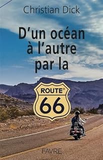 jaquette livre D'un océan à l'autre par la route 66