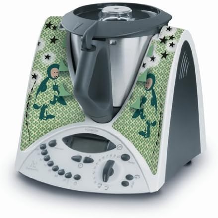 Skinjee - Sticker Autocollant Decoratif Green Men pour Vorwerck Thermomix TM31
