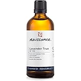 Naissance Olio Essenziale di Lavanda Vera – 100ml – Puro al 100%, Naturale, Non Diluito – Per Aromaterapia Diffusore e Massag