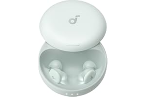 soundcore Sleep A30 Earbuds by Anker, Active Noise Cancelling Sleep Headphones with Snore-Masking Tech, Comfortable for Side Sleepers, Up to 9 Hours of Use per Charge (Mist Green)