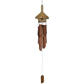 Kuş Yuvası Bambu R&uuml;zgar &Ccedil;anı Balkon ve Bah&ccedil;e Dekoru