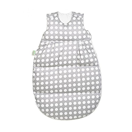 Preisvergleich Produktbild Odenwälder Winter-Schlafsack Daunen Tupfen silber, Größe:70
