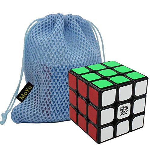 Preisvergleich Produktbild YONGJUN MoYu Aolong V2 geschwindigkeit puzzle cube zauberwürfel geschwindigkeit puzzle twist spielzeug schwarz + eine maßgeschneiderte tasche