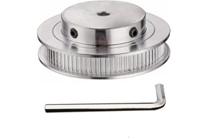 HOCENWAY Poulie synchrone GT2 80T 8 mm Alésage 2GT Courroie de distribution 80 dents pour imprimante 3D CNC 10 mm Largeur de courroie 10 mm Alésage 8 mm
