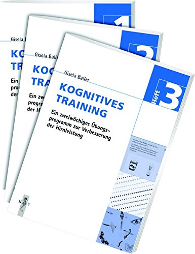 Download Kognitives Training Broschüre. Heft 1-3: Ein zweiwöchiges Übungsprogramm zur Verbesserung der Hirnleistung. Download Kognitives Training Broschüre. Heft 1-3: Ein zweiwöchiges Übungsprogramm zur Verbesserung der Hirnleistung.
