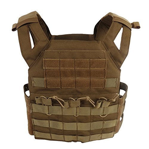 OneTigris Gilet Mini Tactique pour L'Enfant avec Le Système Molle en Nylon 1000D pour Paintball CS Chasse