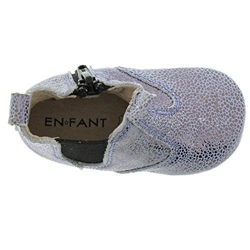 EnFant Mädchen Slipper/Hausschuhe, Leder, Lila Glitzer, Gr. 21, Vega Elastic Slipper Purple 815161 19 - 5