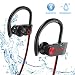 Produktbild Letsfit Bluetooth Kopfhörer Kabellose Sport Kopfhörer IPX7 Wasserdicht In Ear Headset mit Mikrofon CVC 6.0 Stereo Sound 8 Stunden Spielzeit für Fitness Rot MEHRWEG