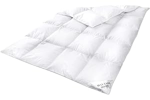MAYAADI-HOME MA49 bardzo ciepła kołdra puchowa, 200 x 220 cm, wypełnienie 2500 g, bardzo ciepła kołdra pikowana, biała, 100% naturalna, gęsi, pierz, kołdra puchowa