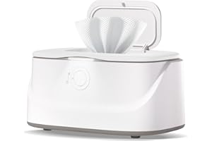 Baby-Feuchttücher-Wärmer,CEIEVER Tragbarer Windel Wipe Warmer Wipes Heizbox mit 3-stufiger Temperatureinstellung Baby Wipe Baby Ｗipes Heizbox Warmer für Home Office Outdoor Use