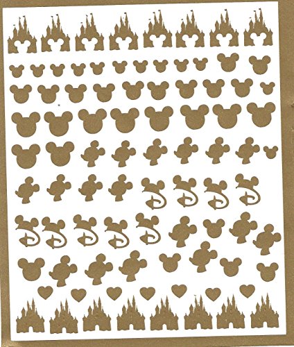 Preisvergleich Produktbild Disney Nail Vinyl Aufkleber Gold