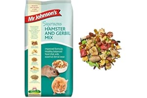 IXIUM Mr Johnsons Supreme Hamster and Gerbil Mix Muesli Mealworm Fibre Food 900g