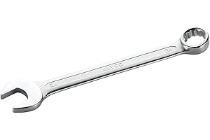 Alyco 170119 170119 - Chiave combinata HR DIN 3113 Acciaio CR-V cromato lucido 24 mm, Nero