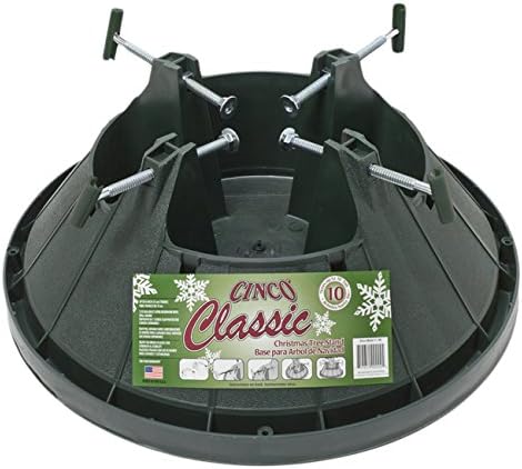 Good TidingsCinco C-148E Express Stand for Up to 10' Trees, Medium, Green, M