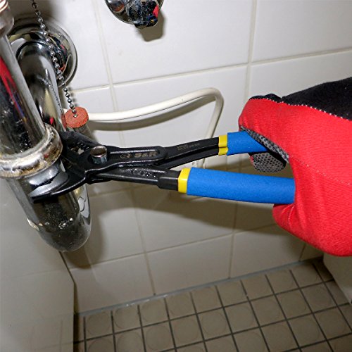 S&R Wasserpumpenzange mit Schnelleinstellung-Mechanismus 240x30mm, CR-V, doppelt ummantelte Griffe - 6