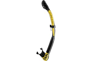 Cressi Alpha Ultra Dry - Tubo Respirador para Buceo y Snorkeling, Talla Única, Adulto Unisex
