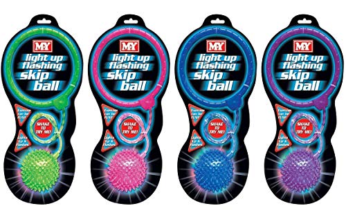 KANDY TOYS Accendi Lampeggiante Skip Ball Ankle Skipper Toy