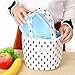 Produktbild Mamum Wärmegedämmte Lunchbox Kühltasche Leinentragetasche Tragbar Bento Lunch-Box 23.5 * 15.5 * 30cm Mehrfarben