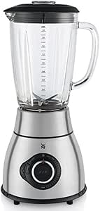 WMF KULT pro Power Standmixer 1,8 l, 1400 Watt, 4-fl&uuml;gliges Edelstahlmesser, Glaskrug, cromargan matt/silber