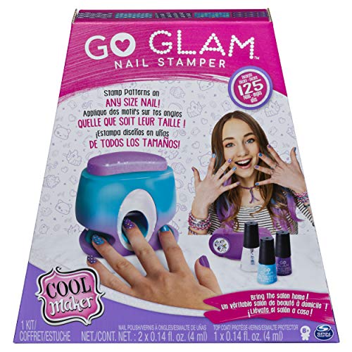 Cool Maker - 6046941 - Jouet Enfant - Loisirs Créatifs - Go Glam Nail Stamper avec Sacoche - Machine à Manucure