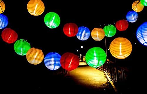Uping® Solar Lantern 30LED String Light of 8 Modes | Waterproof Fairy Light 6M | Party Garden Christmas Halloween Holiday Wedding Decoration | Multi-Color