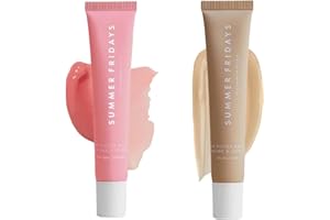 BOSENLAM Summer Fridayss Lip Butter Balm, Summer Friday Lip Butter Balm, Nourishing Lip Mask for Instant Moisture, Shine and Hydration, Tinted, Naturally Moisturizes (Pink Sugar+Vanilla)