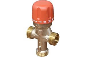 Watts - Mitigeur thermostatique - Régulateur Limiteur Thermostatique commande directe Mâle 3/4" (20/27)