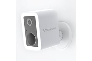 VSTARCAM 2K Wireless Security Camera, Outdoor and Indoor, Magnetic Mount, Free Cloud Storage, Spotlight & Siren, AI Motion Detection, 1-6 Months Battery Life, 2.4/5GHz WiFi, Color Night Vision, IP67
