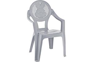 BEST HOUSE ANOTHER FINE PRODUCT Best House Rabbit Design Kid's Plastic Chair, Durable and Lightweight, Modern & Comfortable, Height Seat, Indoor and Outdoor Use for Boys & Girls (Blue, Pack of 1)