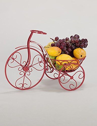RZM flower pot shelf European Style Iron Wall-mounted Flower Rack Creative Bicycle Shape Living Room Balcony On The Wall Suspension Small Flower Rack plant stand ( Color : A )
