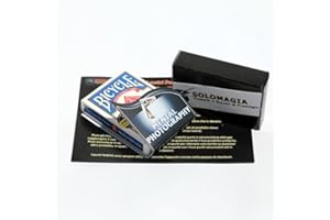 SOLOMAGIA Bicycle Mental Photo Deck - Blue Back - Tours et Magie Magique