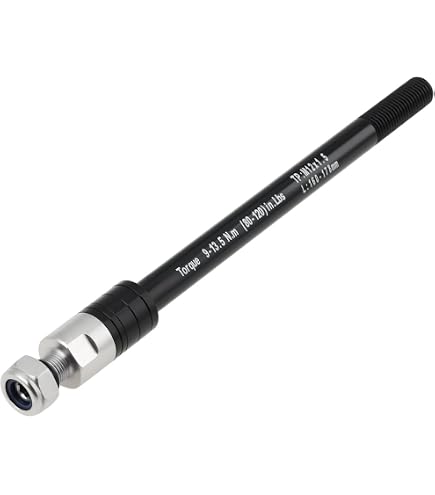 Adaptateur D’essieu M12 Pour Remorque Vélo – Longueur Réglable 160-178 Mm, Filetage Fin 1.5, En Acier Et Alu