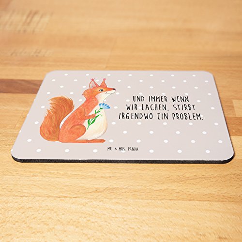 Mr. & Mrs. Panda Mauspad Druck Eichhörnchen mit Nuss – 100% handmade & handbedruckt – Eichhörnchen, Eichhorn, Nuss, Mouse Pad, Mousepad, Computer, PC, Männer, Mauspad, Maus, Geschenk, Druck, Schenken, Motiv, Arbeitszimmer, Arbeit, Büro Eichhörnchen, Eichhorn, Nuss, - 3