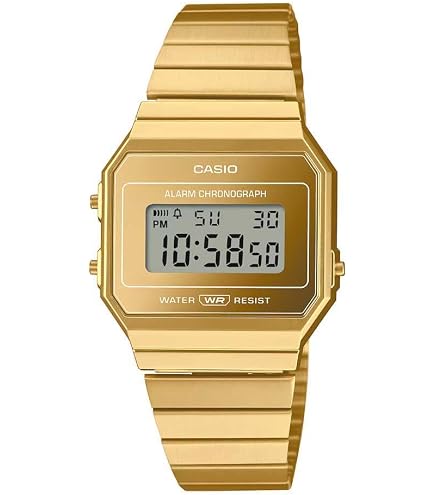 Casio Orologio da polso da uomo al quarzo sportivo bracciale e cassa in resina di colore bianco display analogico - W-218HC-8A