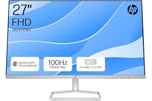 HP Series 5 27" FHD Monitor (527sf) | 100Hz Refresh Rate | 1500:1 CR | 99 percent sRGB Colour & 300 Nits | HDMI & VGA Ports | Low-Blue Light | Ergonomically Adjustable | WWCB Certified