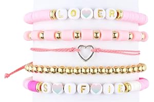 ARZASGO Singer TS Bracelet Set Colourful Beaded Friendship Bracelets for Women Girls Outfits Jewelry Set for Fans Gifts