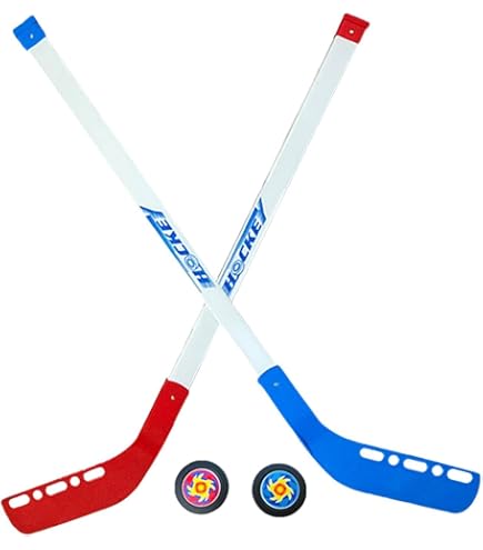 Mazza Da Hockey Su Ghiaccio Per Bambini - Legno Multistrato, Boston Dritto, Blu, 90 Cm - Foto 7