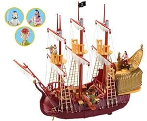 Famosa - Peter Pan - Big Set Pirate Ship: Amazon.co.uk: Toys & Games